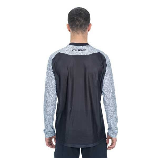 Cube Långärmad Endurotröja Vertex Grå 3XL Man