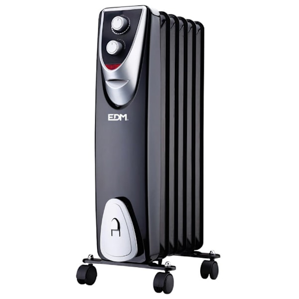 Edm Radiator 7126 Black Edition 1000w Svart One Size / EU Plug