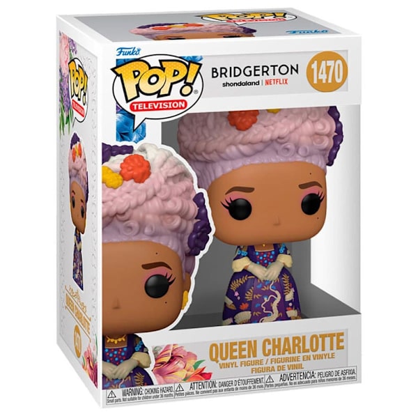 Funko Pop Bridgerton Queen Charlotte Rosa