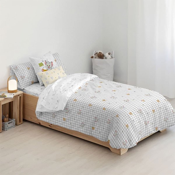 Play Fabrics Påslakan Tom Jerry Vichy För Maxicuna 115x145 Cm