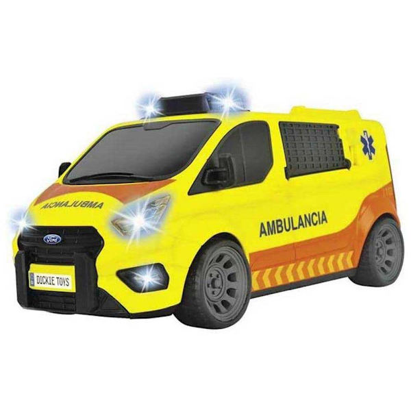 Dickie Toys Ambulanssin Lääketieteelliset Hätätilanteet Dickie Sos 38 Cm Kultainen