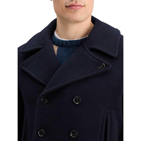 Scotch & Soda Wool Blend Peacoat Jacka Svart S Man