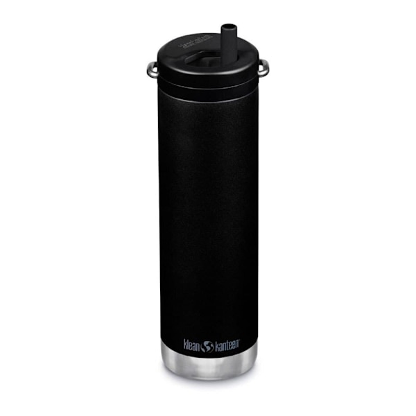 Klean Kanteen Med Twist Cap Isoleret Termisk Flaske Tkwide 20oz Sort