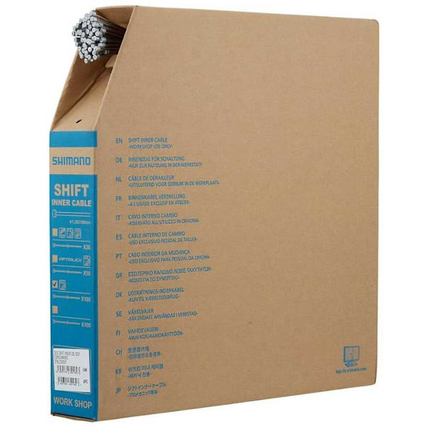 Shimano Skift Innerkabel Sus Box 100 Enheter Durchsichtig 1.2 x 2100mm