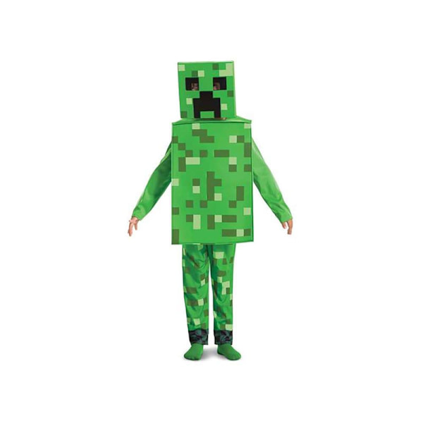 Liragram Kostym Minecraft Creeper Deluxe  4-6 Years