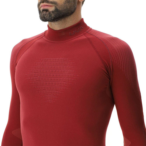 Uyn Evolutyon Turtle Neck Langærmet Baselayer Rød S / M Mand