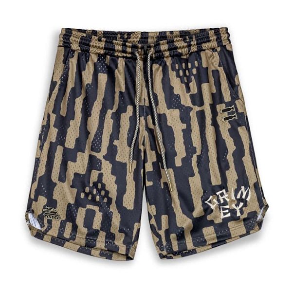 Grimey Lucky Dragon Basket Shorts Grönt S Man