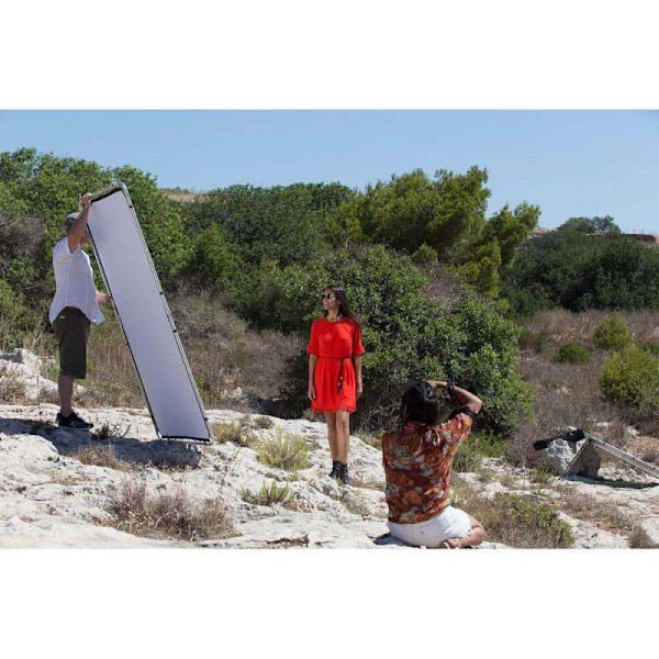 Manfrotto Studie Av Aluminiumram Lr81231r 1.1x2 M Durchsichtig