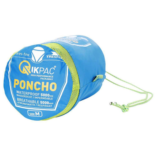 Trespass Poncho Qikpac Blå M Kvinna