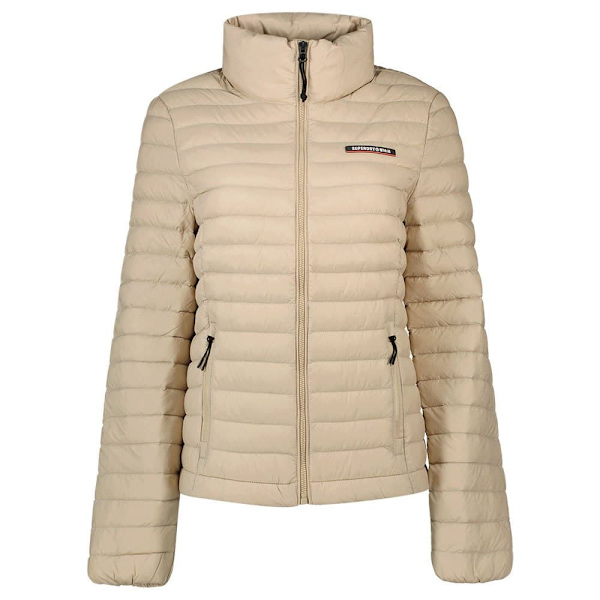 Superdry Jakke Code Tech Core Down Beige S Kvinde