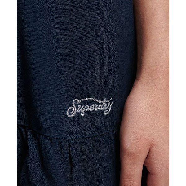 Superdry Klänning Vintage Cami Mini Blå L Kvinna