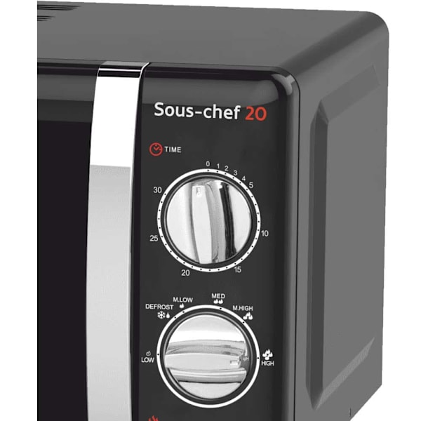 Haeger Mikroaaltouuni Sous Chef 20 Hopeinen One Size / EU Plug