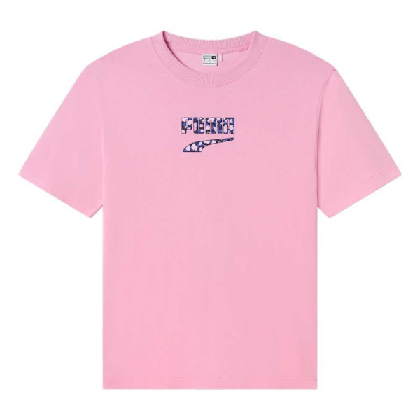 Puma Downtown T-shirt Med Korta ärmar Rosa S Kvinna