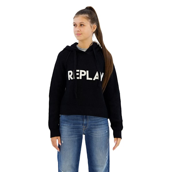 Replay Dk3560.000.g22726 Hættetrøje Sort XS Kvinde