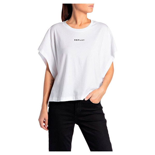 Replay Kortærmet T-shirt W3685.000.23120p Hvid S Kvinde