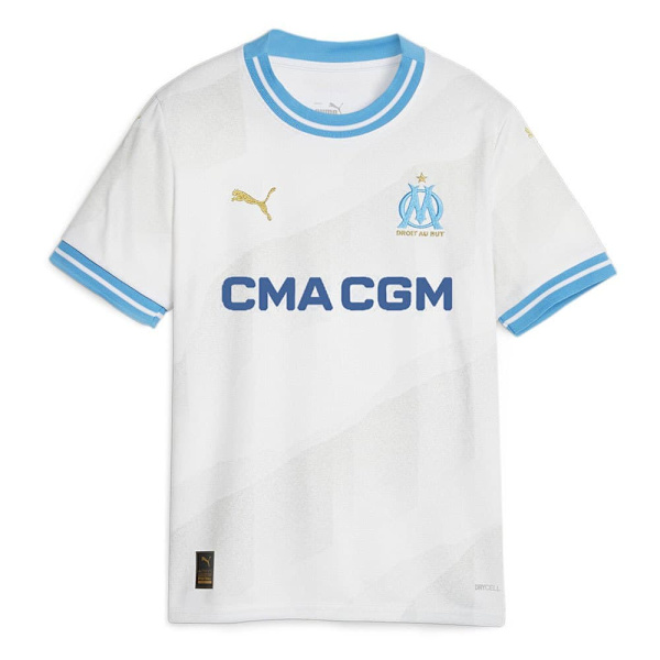 Puma Kortærmet T-shirt Om Home Replica Hvid 5-6 Years