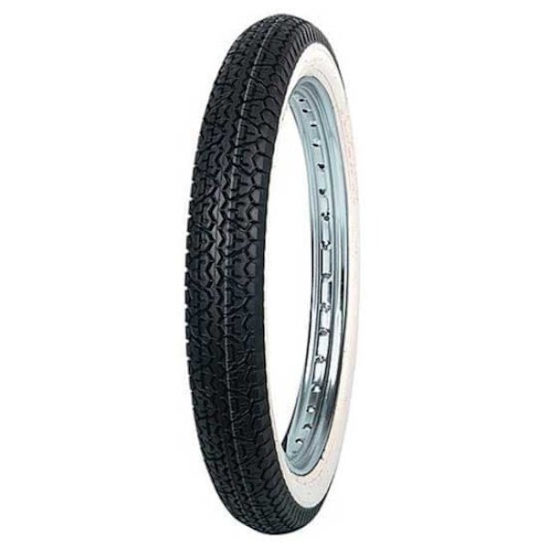 Mitas B7 White Wall 47j Tl Specialfremstillet Dæk Søvfarvet 2.75 / R17