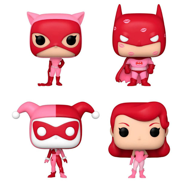Funko Alla Hjärtans Dag Pop Dc Comcis San Röd