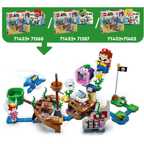 Lego Laajennussarja Ja Haaksirikkoutuneen Laivan Rakentamispeli Dorrie Monivärinen