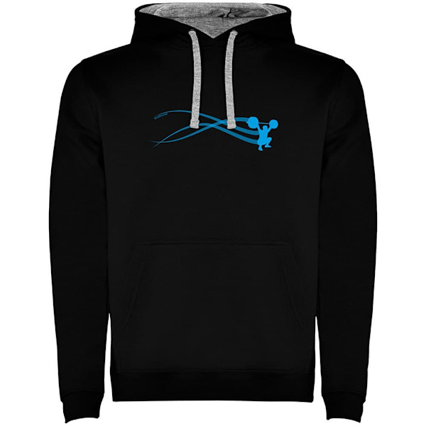 Kruskis Hættetrøje Stella Train Two-colour Sort 3XL Mand