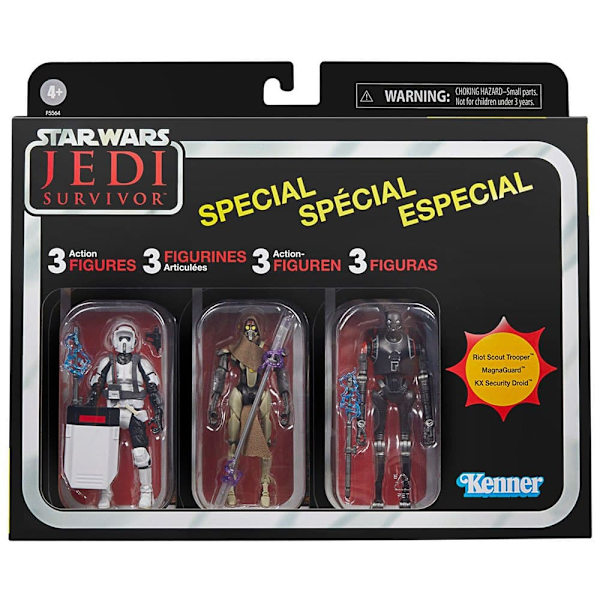 Star Wars Vintage Collection Set Av Jedi Survivor Game Greats 3s Figur Röd