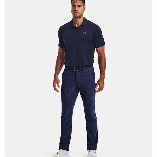 Under Armour Kortärmad Piké Performance 3.0 Blå XL / Regular Man