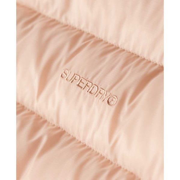 Superdry Fuji Quilt Padded Jacka Beige 2XS Kvinna