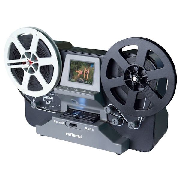 Reflecta Slide Scanner Film Super 8 Normal 8 Sort One Size / EU Plug Sort
