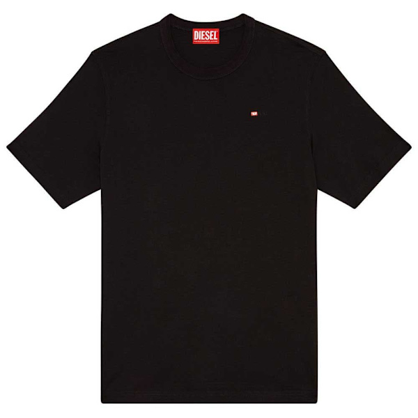 Diesel T Adjust Microdiv T-shirt Med Korte ærmer Sort S Mand