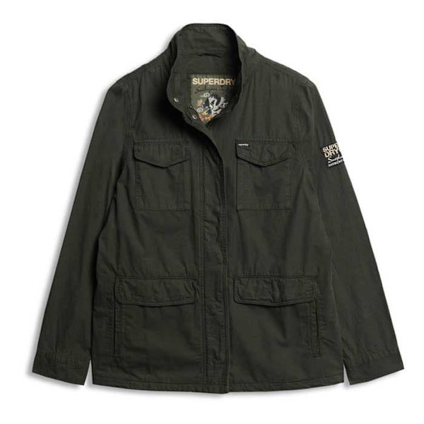 Superdry Farkkutakki St Tropez M65 Vihreä M Nainen