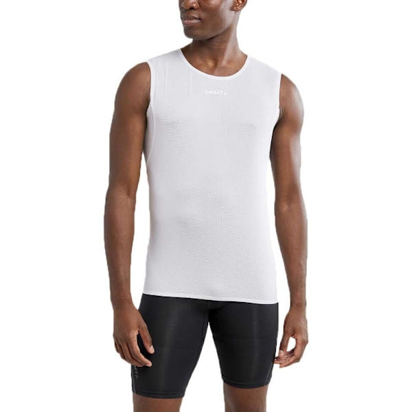 Craft Ärmlös T-shirt Pro Dry Nanoweight Vit XL Man