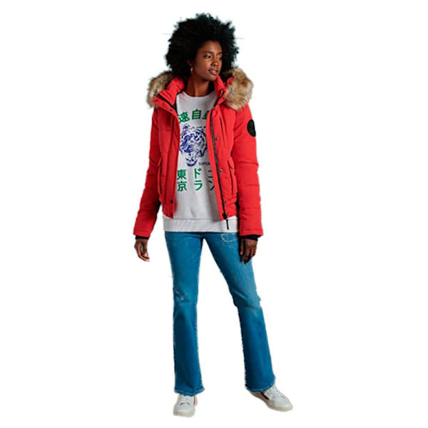 Superdry Bomber Takki Everest Punainen L Nainen