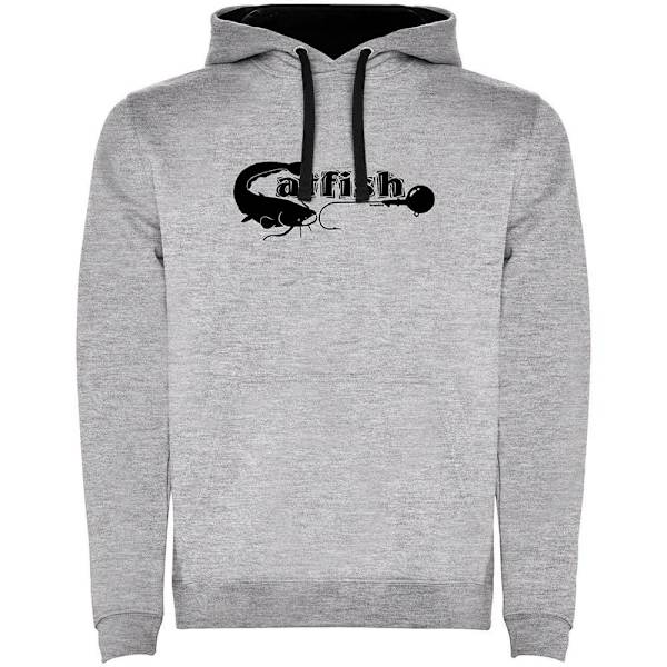 Kruskis Luvtröja Catfish Two-colour Grå XL Man