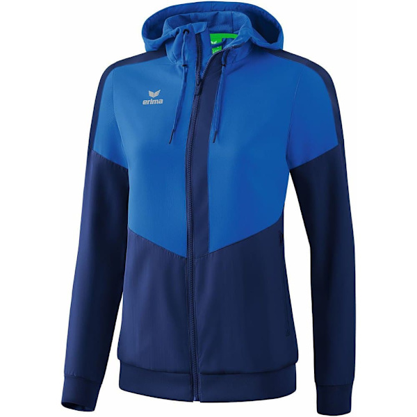 Erima Hættejakke Tracktop Squad Blå 40 Kvinde