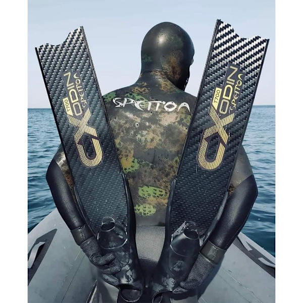 Spetton Spearfishing Fenor Cx Odin Quattro Carbon Svart EU 44-45