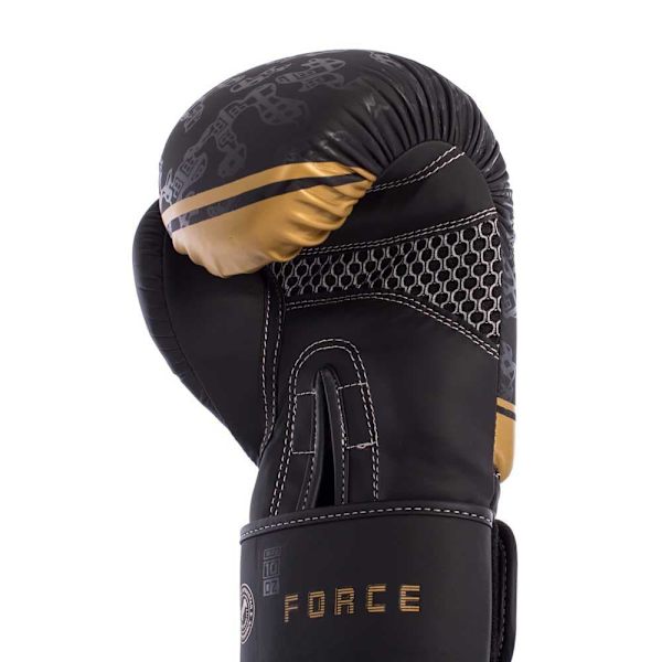 Fullboxing Boksehandsker I Kunstlæder Force Sort 12 oz
