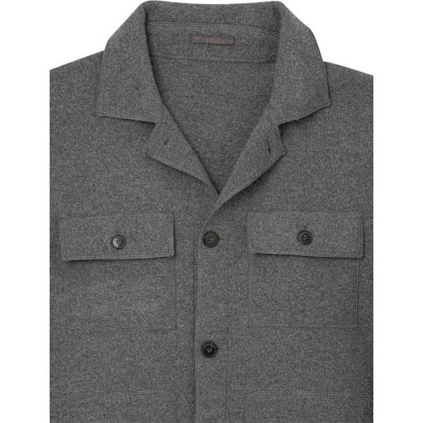 FaÇonnable Felt Wool Hybrid övertröja Grå S Man