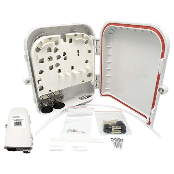 Euroconnex Fiberoptisk Splejseboks 5004 8c Hvid