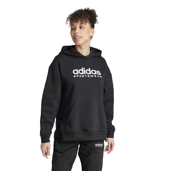 Adidas Luvtröja All Szn Fleece Graphic Svart XS Kvinna
