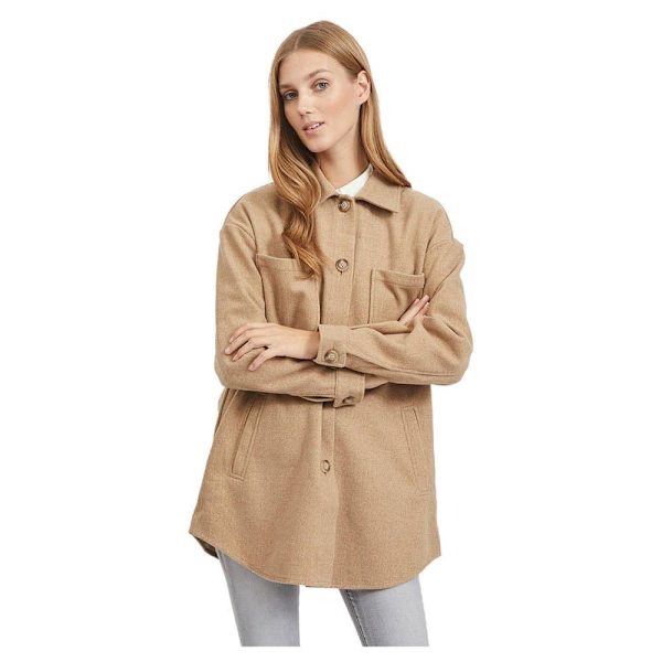 Vila Jakke Kimmi Brun XL Kvinde