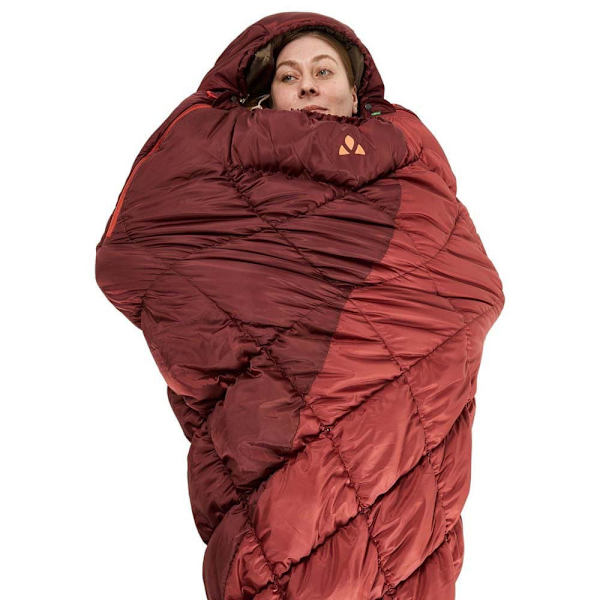 Vaude Sovsäck Meglis 300 Syn Röd Long / Left Zipper