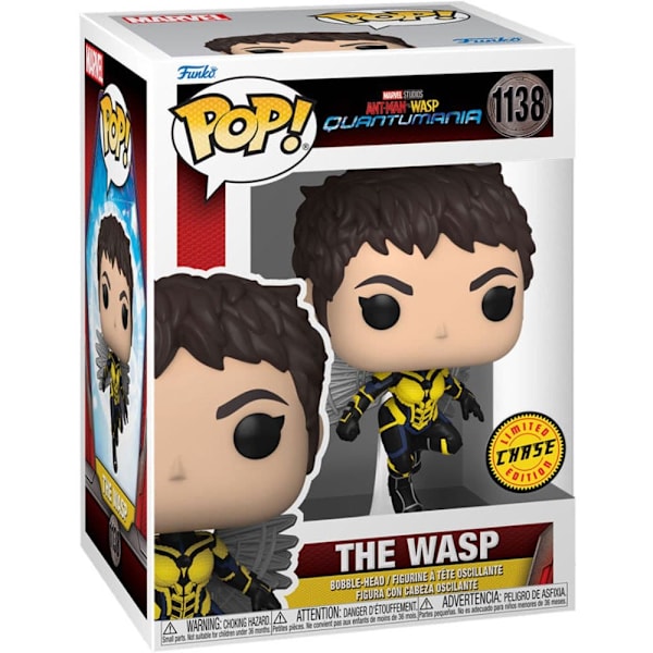 Funko Pop Marvel Ant Man And The Wasp Quantumania The Wasp Chase Kultainen
