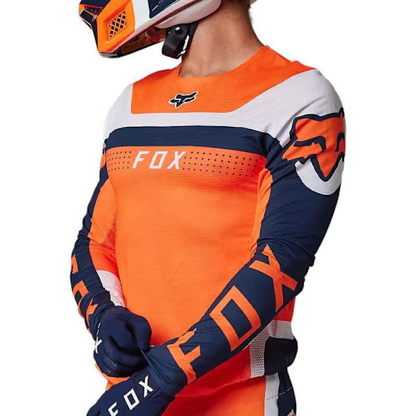 Fox Racing Mx Flexair Efekt Pitkähihainen Trikoo Oranssi L Mies