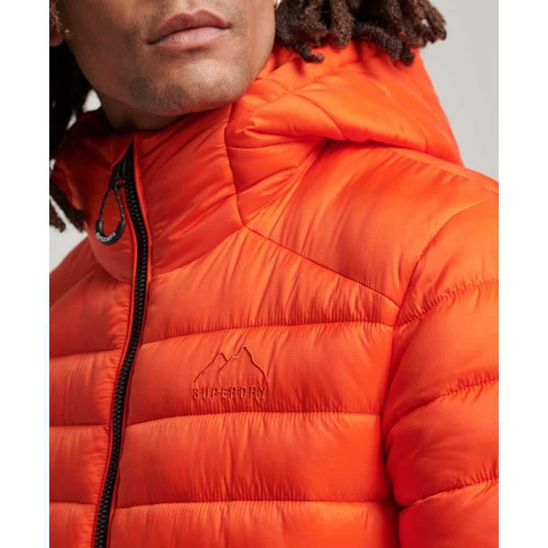 Superdry Puffer Jakke Fuji Sport Orange S Mand