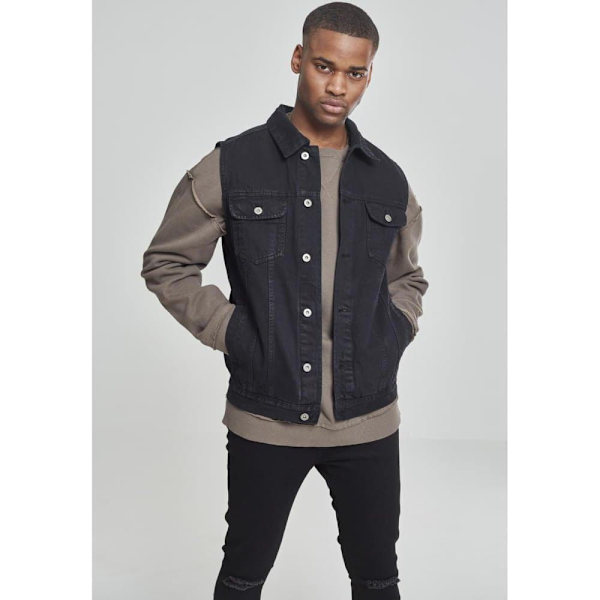 Urban Classics Denimjakke Sort S Mand
