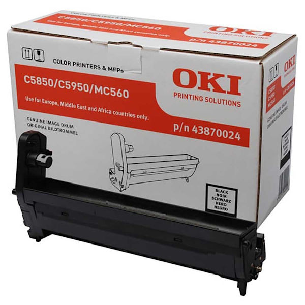 Oki Printer Tromle C5850/5950/mc560 Sort