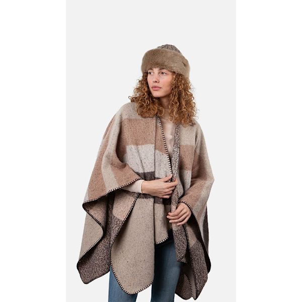 Barts Rosemury Poncho Brun  Kvinde