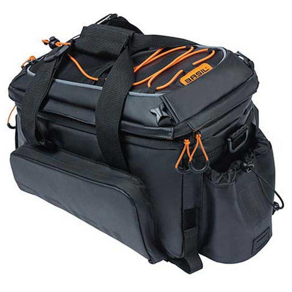 Basil Cykelväska Miles Tarpaulin Xl Pro 9-36l Med Reflexer Svart