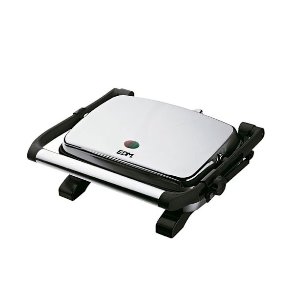 Edm Kaksinkertainen Voileipägrilli 1600w Hopeinen One Size / EU Plug