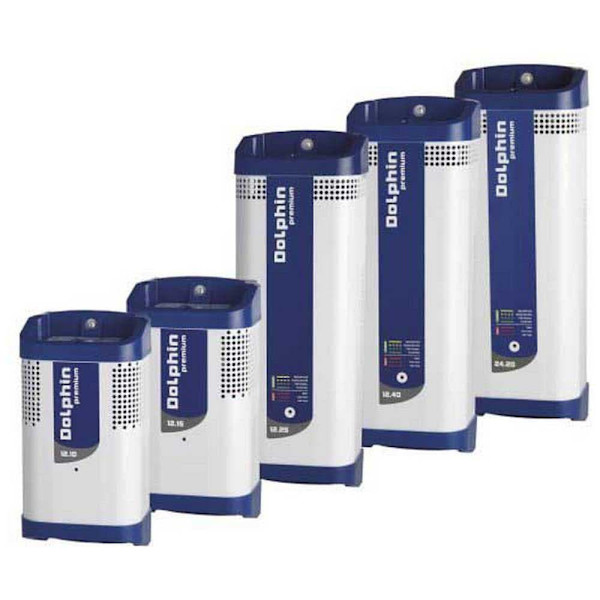 Dolphin Oplader Premium 12v 15a  96 x 120 x 238 mm
